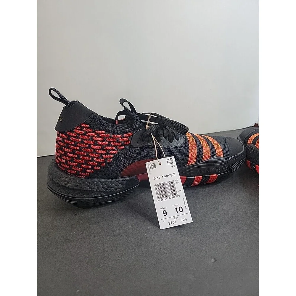 Adidas Trae Young‎ 2 Mens Size 9 Wmns 10 Basketball Shoe Red/Black